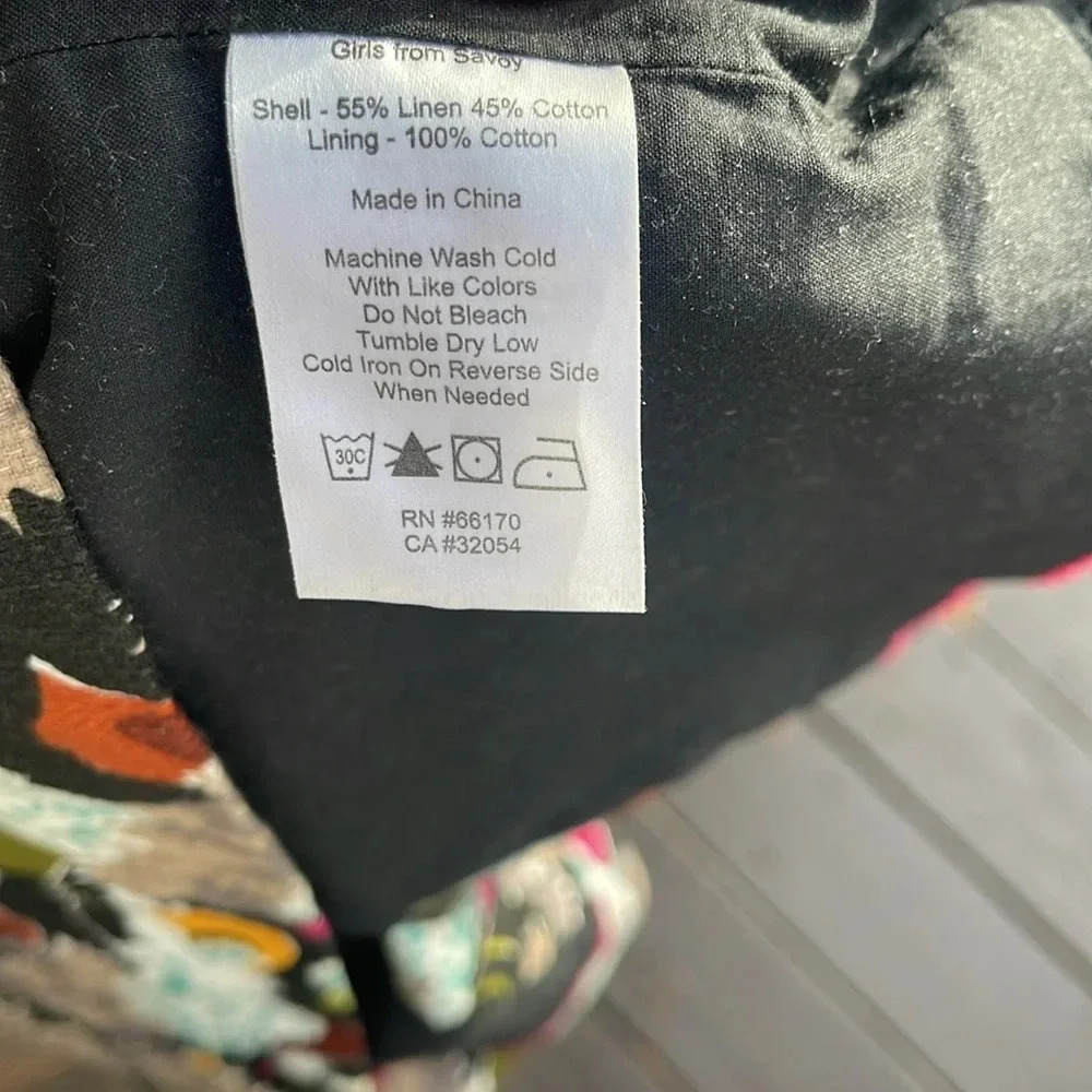 Girls from Savoy Anthropologie floral skirt size 6 - Picture 4 of 5